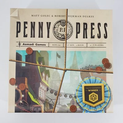 Настольная игра Penny Press Asmadi Journalism 100% полный комплект Matt Golec Robert Dulkes - Изображение 1 из 4
