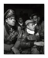 Tuskegee Airmen Fighter Group Pilots - Vintage World War 2 Photo Reprint