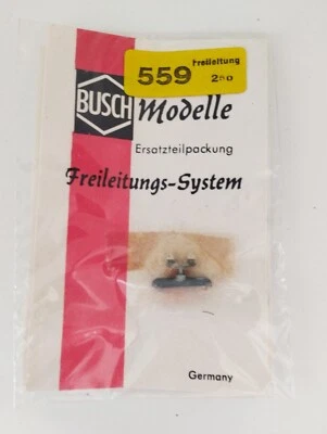BUSCH MODELLE 559 - LUCE SU LIENA AEREA - H0 - BOX SIGILLATO - VINTAGE RARO - Immagine 1 di 2