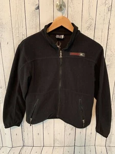SPYDER Full Zip Fleece Jacket Black Kid's Size 14 - Picture 1 of 7