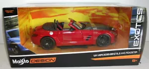 Maisto Exotics 1/24 Scale 31370 - Mercedes Benz SLS AMG Roadster - Red - Imagen 1 de 3