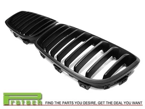 Parrilla delantera deportiva BMW Serie 1 F20 F21 M rendimiento 2011- 118i 120i negro mate - Imagen 1 de 3