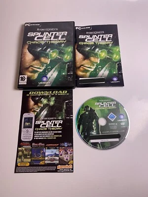 Tom Clancy's Splinter Cell Chaos Theory PC DVD-ROM Complete in Box - Tested - Image 1 of 4