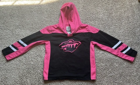 Old Time Hockey Futures Collection Minnesota Wild Hoodie Girls youth large Cover