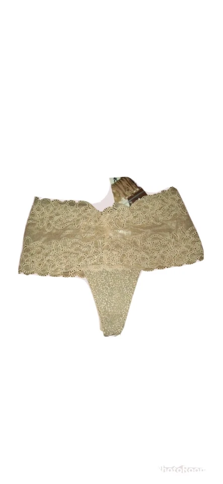 全新带标签 DKNY 蕾丝裤带可拆式 GARTERS 476092 DQH 动物裸体 M — 第 1/4 张图片