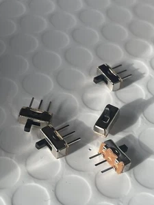 1000x Vertical Slide Switches SPDT 3-Pin Mini Micro PCB Solder Tiny 1P2T 3mm - Picture 1 of 8