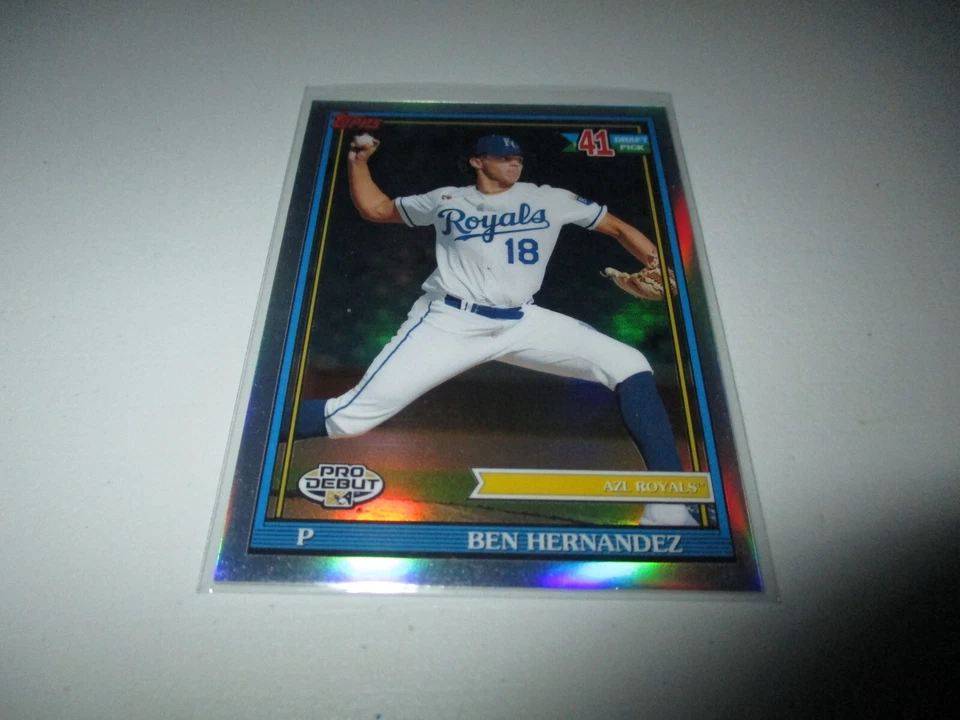 Ben Hernandez 2021 Topps Chrome Refractor Pro Debut #PDC-178 /99 - Image 1 of 1