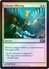 Solemn Offering FOIL Magic 2011 Light Play MTG Magic DNA GAMES