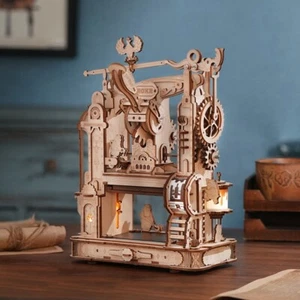 ROKR New LK602 Printing press 3D Wooden Puzzle Building Toys for Adult Xmas Gift - Picture 1 of 10