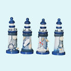  Beach Lighthouse Decor Tropical Figurine Nautical Decorations Mini