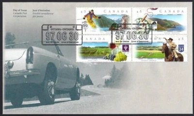🍁Canada  #1653a     "SCENIC HIGHWAYS"   Brand New  1997 First Day Cover - Image 1 of 2