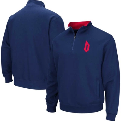 Men's Colosseum Blue Duquesne Dukes Tortugas Quarter-Zip Sweatshirt - Image 1 of 3