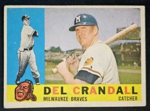 1960 Topps #170 Del Crandall Milwaukee Braves - VG - Picture 1 of 2