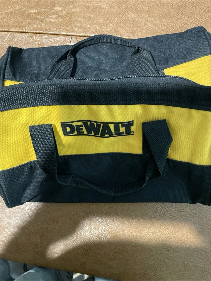 DeWalt Contractor Bag/Small Tool Bag 11x9x7 Heavy Duty Nylon Canvas, Very Clean  - Image 1 of 4