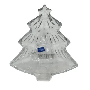 Plato de caramelo retro festivo vintage Studio Nova cristal árbol de Navidad años 90 - Imagen 1 de 3