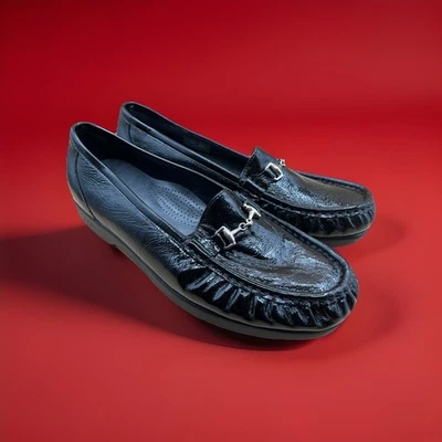 Mocasines para mujer SAS de charol negro US9.5 - B1104113 Foto 1 de 4