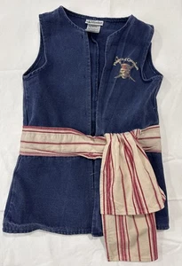 Disney Parques Piratas del Caribe Jack Sparrow Disfraz Chaleco Juvenil Med - Imagen 1 de 8