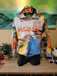 Members Only X Jean-Michel Basquiat Windbreaker Jacke Mehrfarbig Medium - Bild 1 von 13