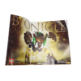 Original Lego Bionicle Pahrak 8560 Manual Instruction Book