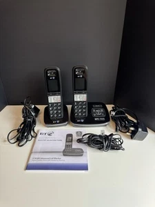 BT8500 Advanced CALL BLOCKER Digital Twin Cordless Telephone Set Answer Machine - Afbeelding 1 van 7