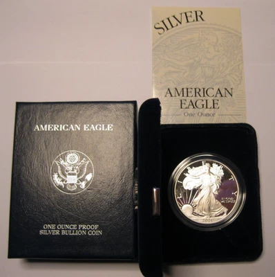 2001-W EE. UU. ¡ÁGUILA PLATEADA A PRUEBA! MEJOR FECHA! ¡Con OGP PRUEBA DE GEMAS!! Foto 1 de 3