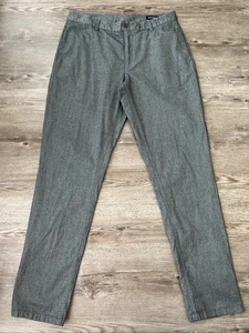 Bonobos Lightweight Chino Pants Mens 34x34 Gray Athletic Fit Back Flap Pockets - Picture 1 of 16