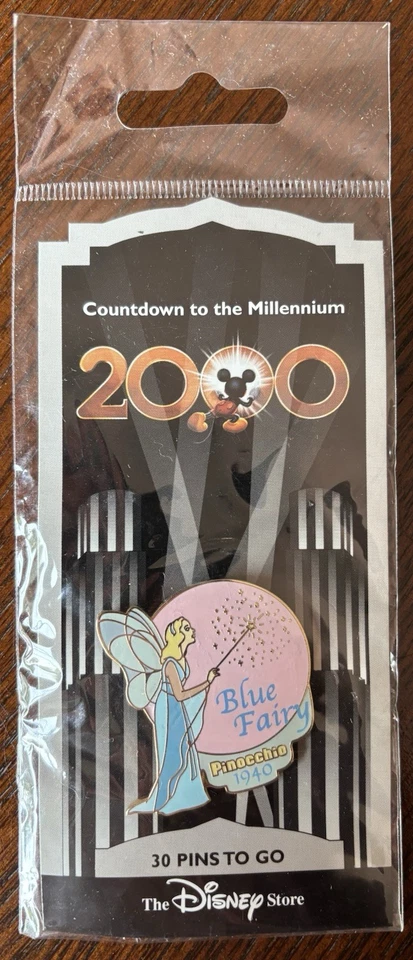 Blue Fairy Pinocchio 1940 Countdown to The Millennium 2000 Disney Pin