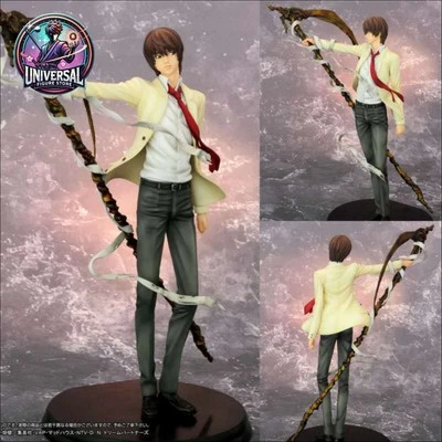 Death Note - Light Yagami Action Figure - 26cm PVC Anime Statue - NUOVO - Immagine 1 di 4