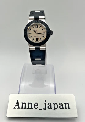 BVLGARI AL32TA Aluminum Date Quartz Silver Dial 32mm Watch Unisex No Extra Fees - Image 1 of 4