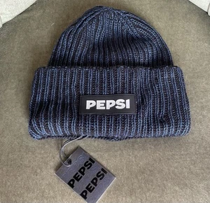 Pepsi Beanie Hat 100% Cotton, One Size Fits All NEW Pepsi Cola Official Product - Picture 1 of 3
