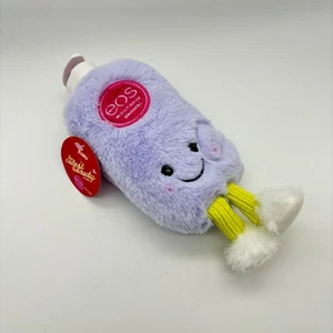 EOS Zuro Toy Vanille Kaschmir lila pelzige Plüsch Lotion Flasche Neu mit Etikett 9,5 Zoll - Bild 1 von 4