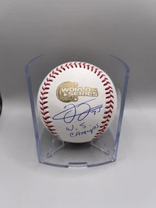 Frank Thomas Firmado Serie Mundial 2005 Béisbol Medias Blancas Beckett con Cubo L1 - Imagen 1 de 6