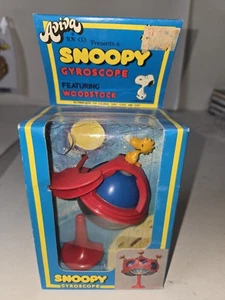 Vintage 1965 Peanuts Snoopy Gyroscope Features WOODSTOCK Unused Aviva Toy Jm1 - Picture 1 of 8