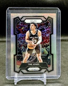 2023-24 Panini Prizm #232 Tre Jones Silver Prizm San Antonio Spurs - Picture 1 of 2