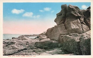 The Old Man York Beach, Maine Vintage PC - Picture 1 of 2