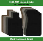 Lloyd Velourtex Front Row Carpet Mats for 2003-2005 Lincoln Aviator 