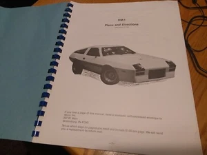 DM1 Dream Machine Builder's Manual Plans & Directions Auto Body Replacement - Bild 1 von 8