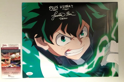 Justin Briner Signed Autographed 11x14 Photo DEKU My Hero Academia JSA COA 14 Cover