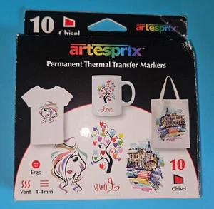 ARTESPRIX Permanent Thermal Transfer Markers - 10 Count - Picture 1 of 3