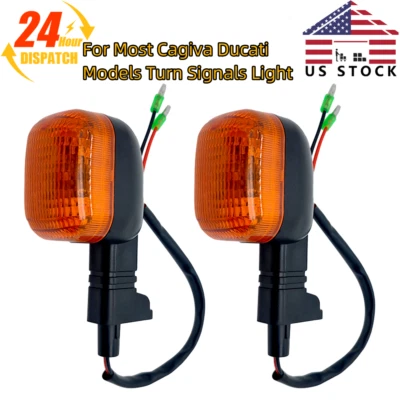 2PCS of Indicators turn Signal Blinker Winker front/rear For Cagiva Ducati - Image 1 of 4