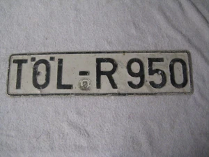 GERMANY BAD TOLZ WOLFRATSHAUSEN 1980s VINTAGE NON-EURO #TOL R 950 LICENSE PLATE - Picture 1 of 1