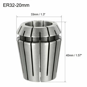 20mm ER32 20mm Spring Collet Chuck for CNC Engraving Machine Lathe Milling Tool - Picture 1 of 3