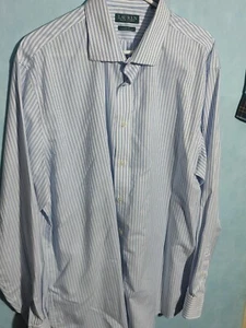 Lauren Ralph Lauren  Mens Tall Fit Supima Cotton  Shirt  - Picture 1 of 6