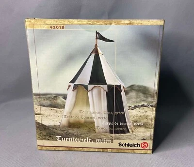 Juguete Schleich #42018 Caballero Torneo Tienda Green Camp Siege Nuevo de Lote Antiguo Retirado 2009 Foto 1 de 4