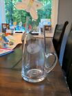 Jagermeister Liqueur Glass Pitcher With Etched Stag Elk