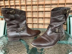 BELSTAFF Leather BOOTS BlackBrown Malenotti Era 40 ITA 6.5 UK 7.5 US - Picture 1 of 10