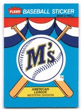Seattle Mariners 1989 Fleer BASEBALL #NNO Seattle Mariners
