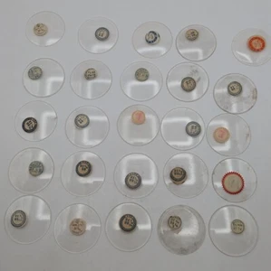 Konvolut 25 (25) Taschenuhr GLAS Kristalle aus New Old Stock. Ligne 21 - Bild 1 von 3