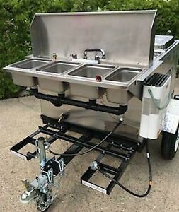 NSF HOT DOG DELUXE MOBILE FOOD CART CATERING TRAILER KIOSK STAND