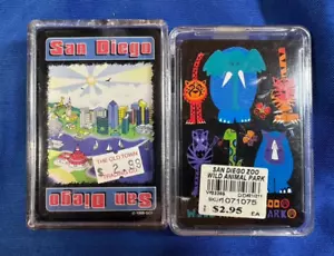 2- Playing Card Decks, San Diego and S.D. Zoo. Excellent ++ - Picture 1 of 2